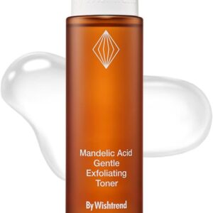 Wishtrend K-Beauty Skincare Mandelic Acid 5% Skin Prep Water, Gentle Skin Korean exfoliator for face, Aha Bha Toner, Ideal for Sensitive Skin (5 Fl Oz (Pack of 1))