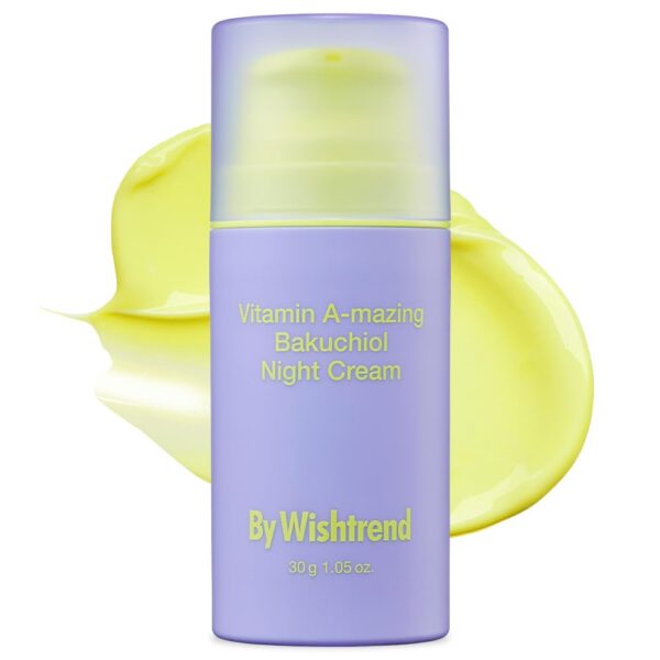 By Wishtrend Vitamin A-mazing Bakuchiol Night Cream, 1.05 oz (30 g)