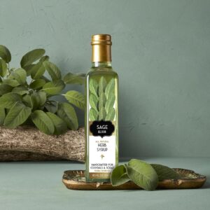 Floral Elixir Co. - All Natural HERB Syrup for Cocktails & Sodas, 8.5 oz (Sage)