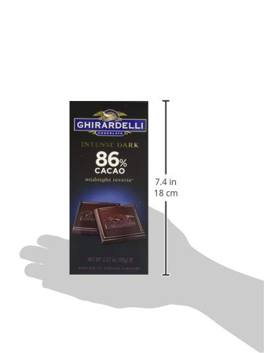 Ghirardelli Intense Dark Midnight Reverie Chocolate Bar, 3.17 Ounce (Pack of 12) - Image 3