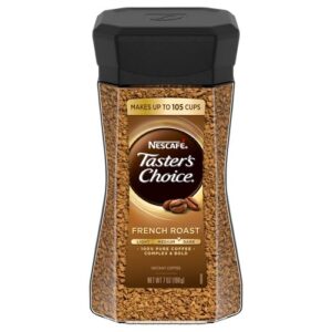 Nescafe Taster's Choice Instant Coffee, French Roast, 7 Ounce