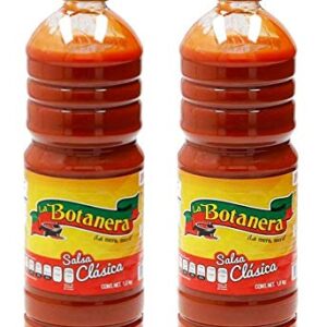 La Botanera Clasica Hot Sauce 1 Liter (Pack of 2)