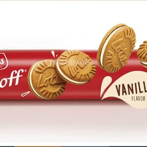 Lotus Biscoff Sandwich Cookies, Vanilla Cream, 15 Cookies per pack, 5.29 Ounce (Pack of 1)