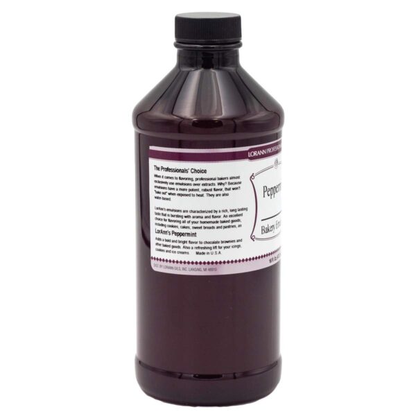 LorAnn Peppermint Bakery Emulsion, 16 ounce bottle - Image 2