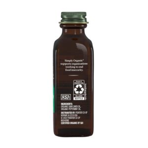 Simply Organic, Peppermint Flavor, 2 fl oz (59 ml)