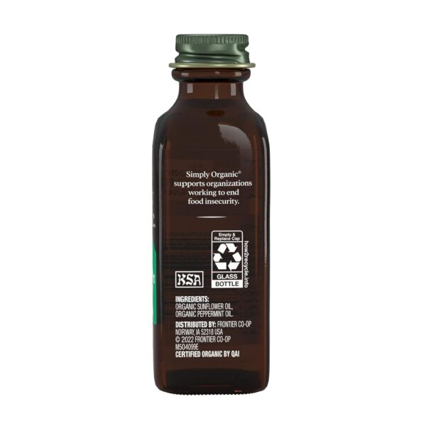 Simply Organic, Peppermint Flavor, 2 fl oz (59 ml)