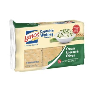 Lance Captains Wafers Cream Cheese and Chives (2pk)