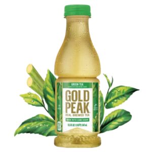 Gold Peak 18.5 Ounce 12 Pack Tea Bundled by Louisiana Pantry (Sweet Green Tea), 18.5 ounces, 222.0 Fl Oz