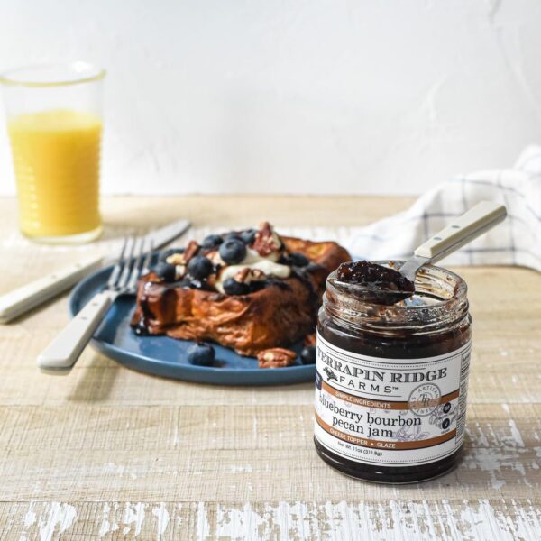 Terrapin Ridge Farms Blueberry Bourbon Pecan Jam - One 11 Ounce Jar - Image 3