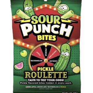 Sour Punch Bites Pickle Roulette, 5 Oz Bag