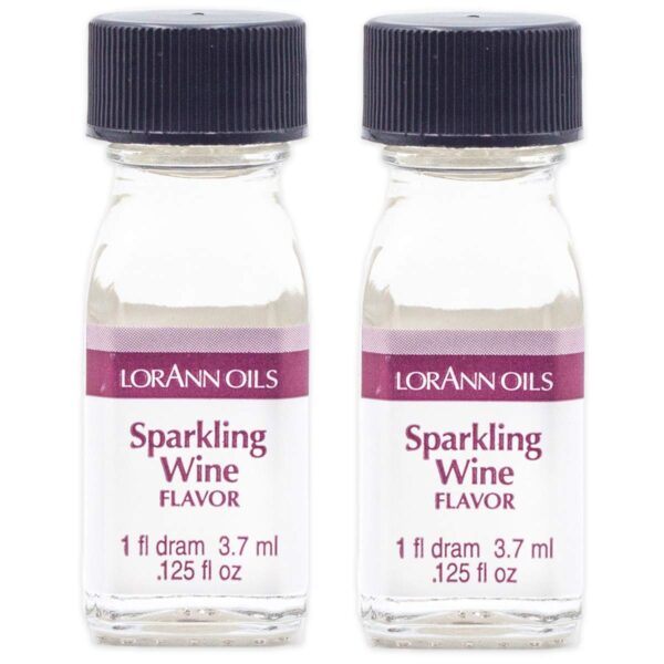 LorAnn Sparkling Wine SS Flavor, 1 dram bottle (.0125 fl oz - 3.7ml - 1 teaspoon) - 2 Pack - Image 2