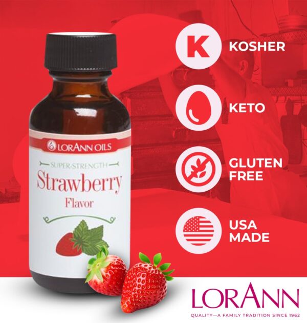 LorAnn Strawberry SS Flavor, 1 ounce bottle - Image 3