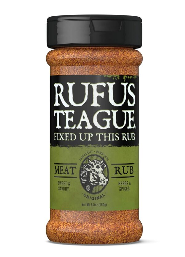 Rufus Teague - Meat Rub - Premium BBQ Rub - 6.5oz Bottle