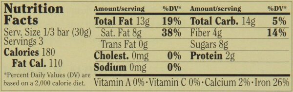 Chocolove Strong Dark Chocolate, 3.2 oz - Image 3