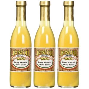 Boscoli Dirty Martini Olive Juice 12.7 ounces (Pack of 3)