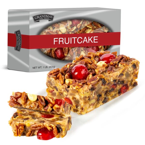 Beatrice Bakery Co. Original Fruitcake, Grandma's Old Fashioned Fruit and Nut Freshly Made, Brand, Bourbon and Rum Fruitcake, Est. 1917 (16 Ounce, Pack of 1) - Image 2