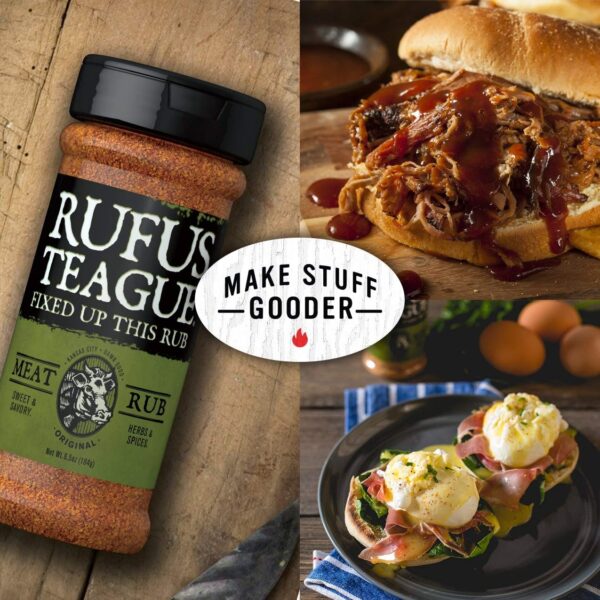 Rufus Teague - Meat Rub - Premium BBQ Rub - 6.5oz Bottle - Image 3