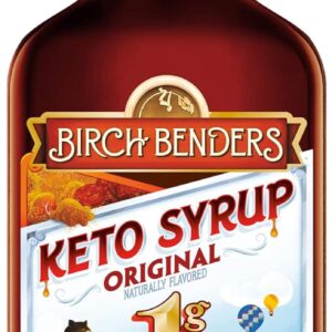 Original Keto Carb-Friendly Syrup by Birch Benders - Paleo, No Added Sugar, Monk Fruit, 13 Fl oz (Pack of 1)