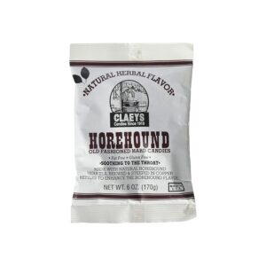 Claeys Horehound Hard Candy, 6 oz (Pack of 3)