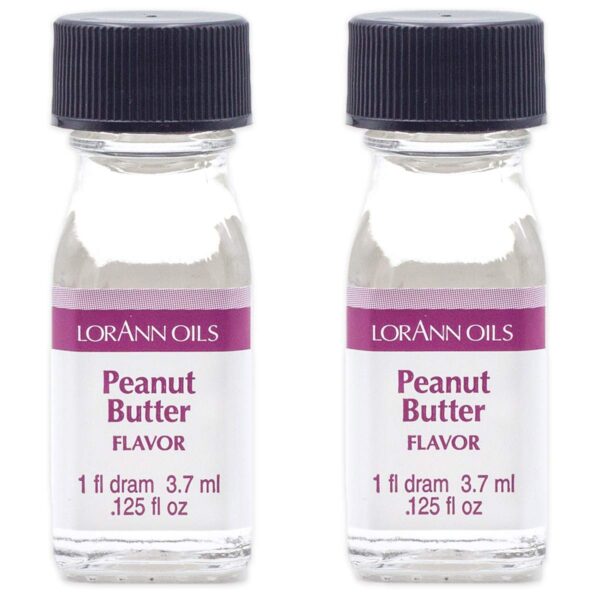 LorAnn Peanut Butter SS Flavor, 1 dram bottle (.0125 fl oz - 3.7ml - 1 teaspoon) - 2 Pack