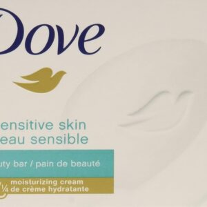 Dove Sensitive Skin Bath Bars Unscented - 6 CT