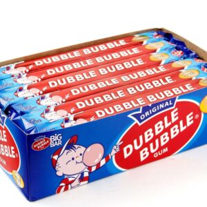 Set of 3 - 3oz Bubble Gum Dubble Bubble Big Bars! - Perfect for Movie Night, Field Trips, Road Trips and More!