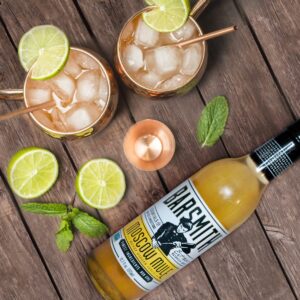 Barsmith Bar Essentials Moscow Mule Honey-Ginger Mix, Sweet with a Ginger Kick, Uplifting & Refreshing, 12.7-oz. Bottle, Pack of 6