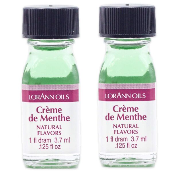 LorAnn Crème de Menthe SS, Natural Flavor, 1 dram bottle (.0125 fl oz - 3.7ml - 1 teaspoon) - 2 pack - Image 3