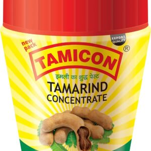 Tamicon Tamarind Concentrate | Sweet & Sour Tamarind Paste | Authentic South Indian Style Flavor | Perfect for Curries, Sauces, Dips & Soups | 7.05 Oz/200gm