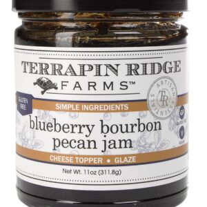 Terrapin Ridge Farms Blueberry Bourbon Pecan Jam - One 11 Ounce Jar