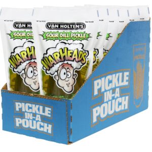 Van Holten’s Pickles - Jumbo WARHEADS Pickle-In-A-Pouch - 12 Pack