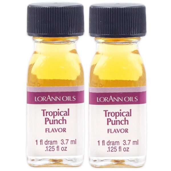 LorAnn Tropical Punch (Passion Fruit) SS Flavor, 1 dram bottle (.0125 fl oz - 3.7ml - 1 teaspoon)- 2 Pack - Image 3