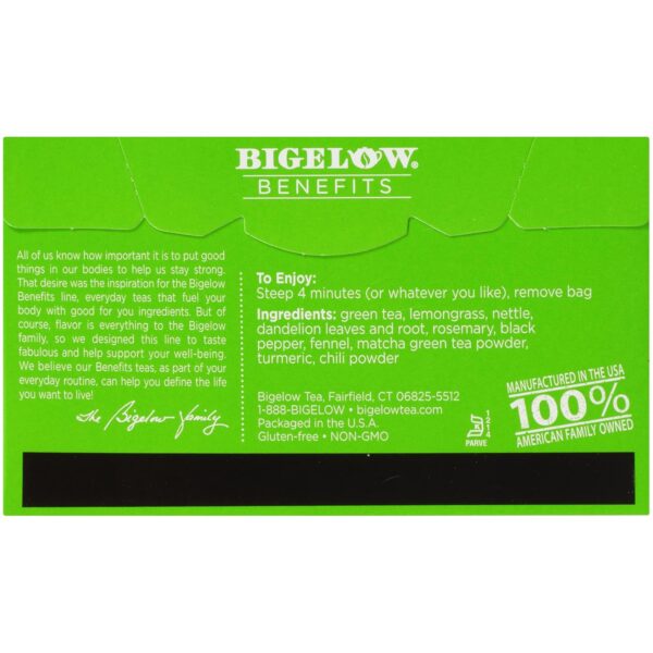 Bigelow Tea Matcha Green, 18 ct - Image 3