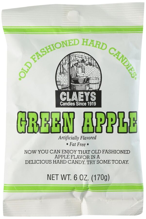Claey's Green Apple Hard Candy (2 Bags)