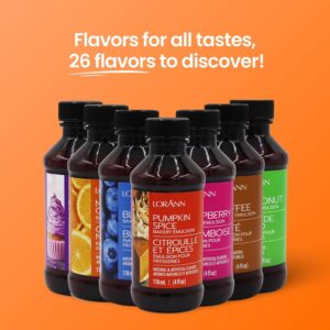 Lorann Oils Pumpkin Spice Bakery Emulsion: Genuine Pumpkin Spice Blend, Perfect for Boosting Fall Flavors in Cakes, Cookies & Desserts, Gluten-Free, Keto-Friendly, Pumpkin Spice Flavoring Essential