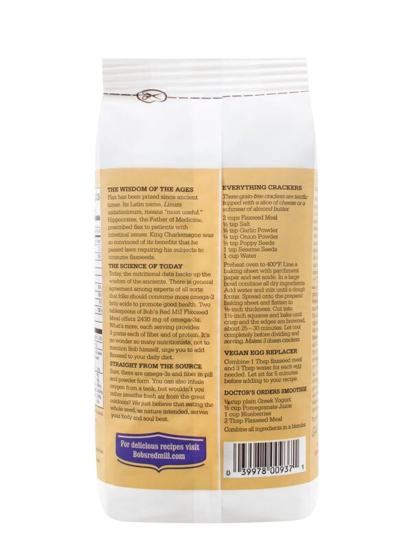 Bob's Red Mill Organic Brown Flaxseed Meal, 16-ounce (Package May Vary) - Image 3