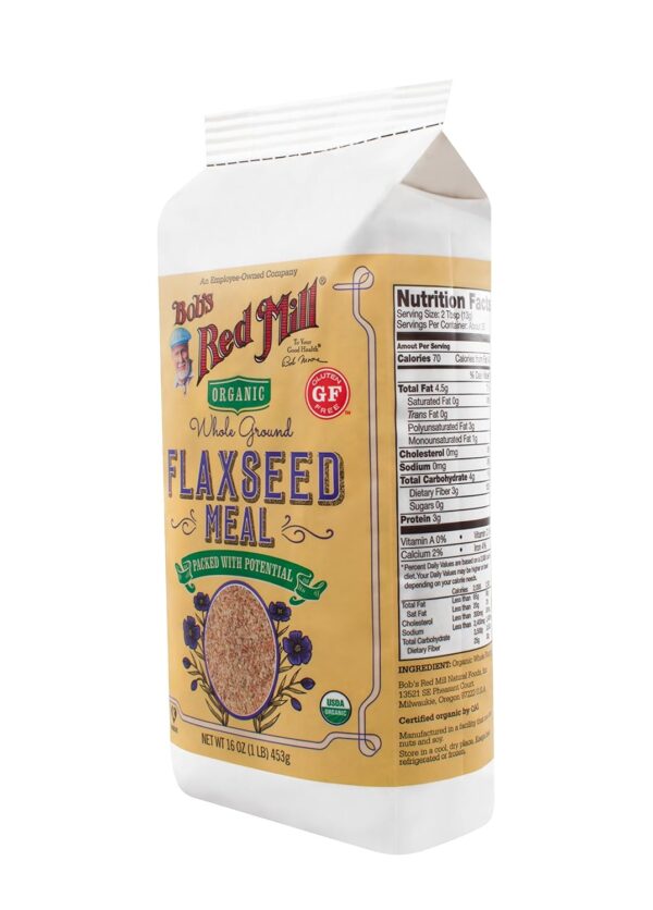 Bob's Red Mill Organic Brown Flaxseed Meal, 16-ounce (Package May Vary) - Image 2