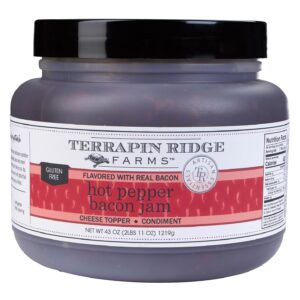 Terrapin Ridge Farms Gourmet Hot Pepper Bacon Jam - One 43 Ounce Jug