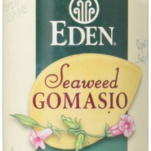 Organic Seaweed Gomasio - Sesame Seeds Seaweed & Sea Salt 3.5 Ounce (100 Grams) Jar