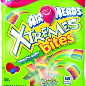 Airheads Xtremes Bites Rainbow Berry Peg Bag, 3.8 oz (00073390678371f)