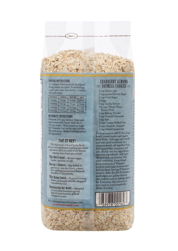 Bob's Red Mill Oats Rolled Instant - 16 oz - Image 3