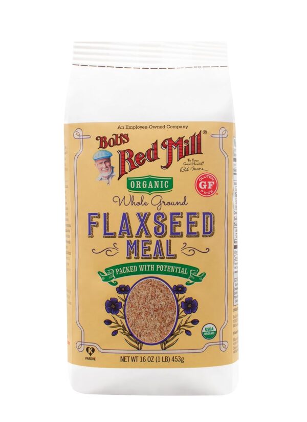 Bob's Red Mill Organic Brown Flaxseed Meal, 16-ounce (Package May Vary)