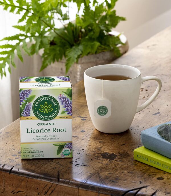 Traditional Medicinals Organic Licorice Root Herbal Tea, 16 Count - Image 2