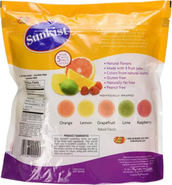 Sunkist® Individually-Wrapped Fruit Gems 32OZ (2 LB) Pouch - Image 3