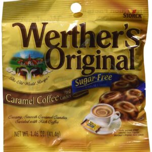 Werther's Original - Sugar Free - Caramel Coffee Hard Candies (Pack of 3) (3 bags)