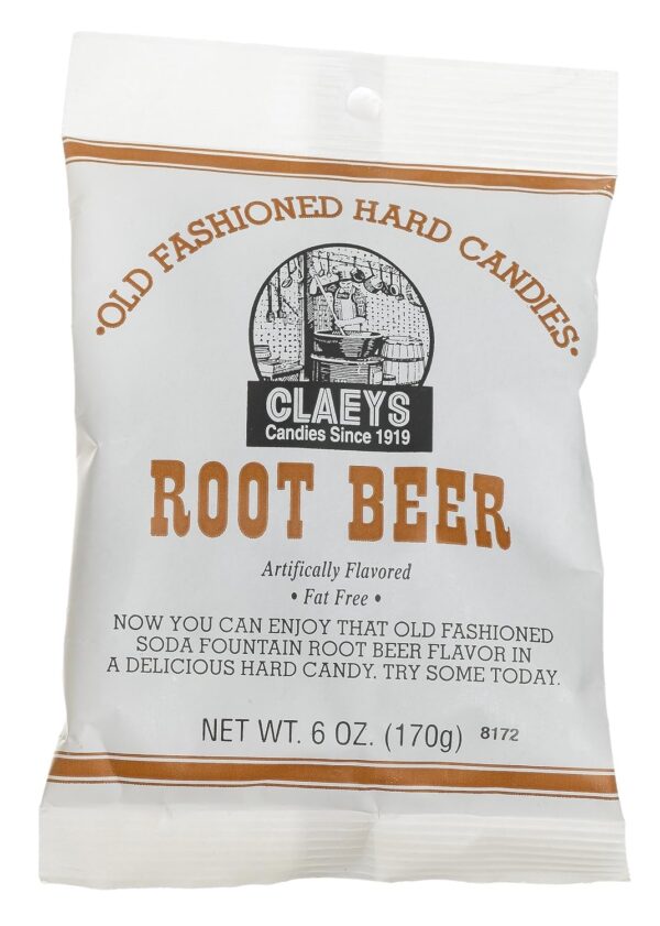 Claey's, Old Fashioned Hard Candy Root Beer, 6 oz - Image 2
