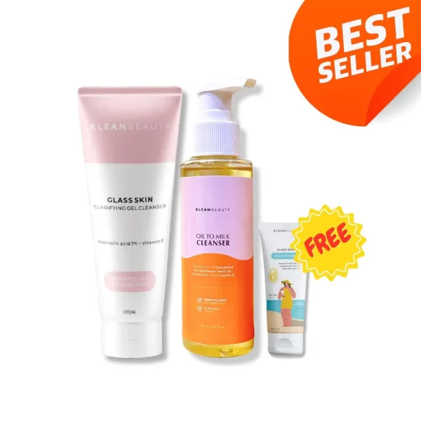 Double Cleansing Duo 100ml Anti aging | removes makeup | impurities | hydrating | nourishing | all skin types | Remove blackheads | Remove white heads | Detoxify | Removed dullness | creamide | balanced prepped skin