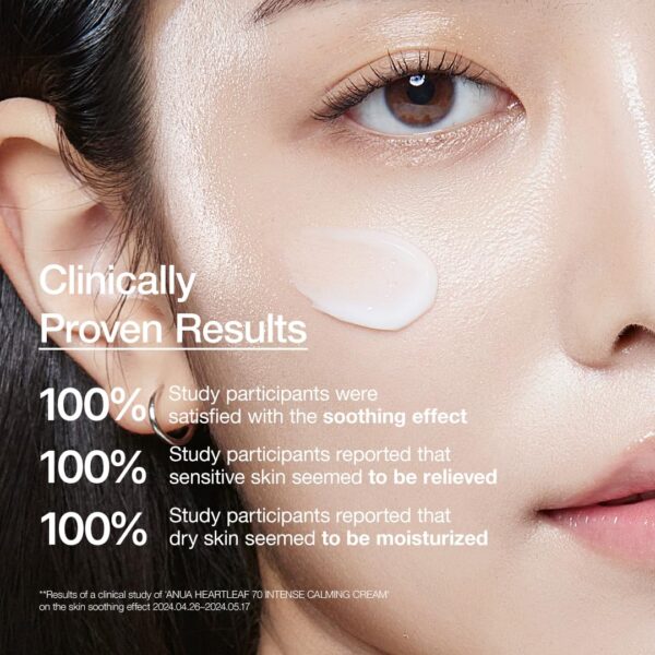 ANUA Heartleaf 70 Intense Calming Cream with Ceramide, Panthenol, Heartleaf extract, Korean Skin care - (50ml /1.69Fl. Oz) - Image 3