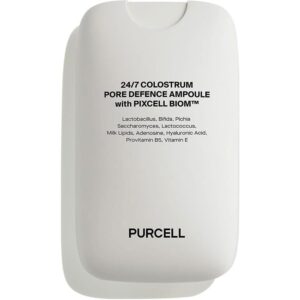 PURCELL – 24/7 Colostrum Pore Defence Ampoule Mist - Glass skin with Long Hydration, Poreless Smooth Skin, Before & After Makeup, Hyaluronic Acid and Vitamin, For All Skin types, 1.85 fl oz