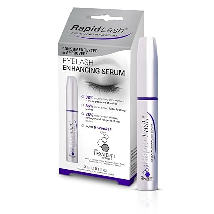 Eyelash Enhancing Serum with HEXATEIN 1 Complex – Lash Serum for Eyelashes Conditioning & Hydrating – Longer-Looking, Fuller and Thicker Appearing Lashes – 3 mL / 0.1 fl oz - Image 3